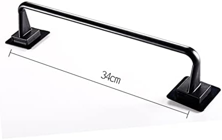 STOBOK Plastic Towel Bar Adhesive Bathroom Holder