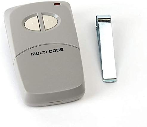 Linear 2-Button Multi-Code Visor Transmitter