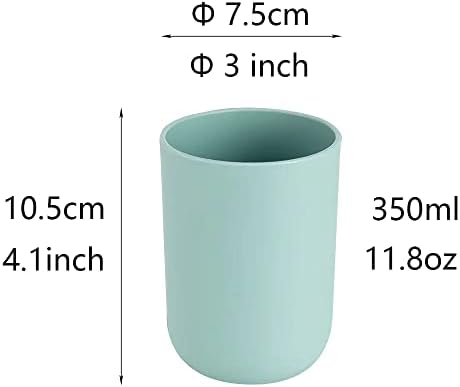 RabyLeo 2-Piece Toothbrush Cup Set for Students