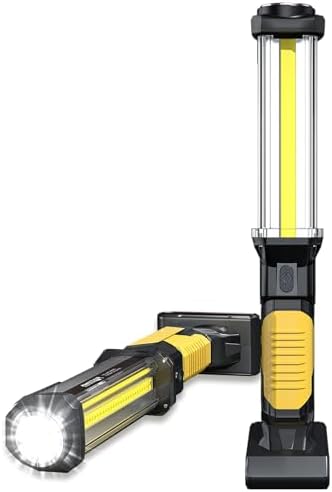 WARSUN Rechargeable LED Work Light 1500 Lumens Magnetic Base