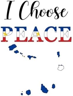 Peace Cabo Verde City Skyline Wall Decor Sticker