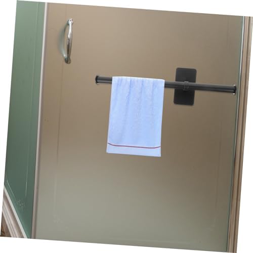 Luxshiny Wall Mounted Towel Bar No Drill Bathroom Organizer