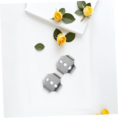 Luxshiny 2Pcs Bathroom Towel Bar Mounting Bracket