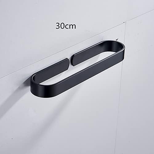 TYZK 30cm Black Wall Mounted Towel Bar