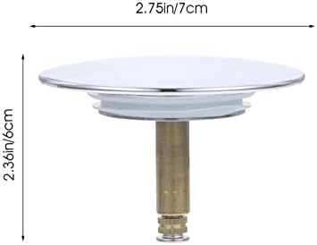 Zerodeko Copper Bath Tub Drain Plug Stopper