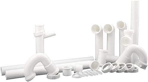 Plumb Craft 7027010N Universal Kitchen Drain Repair Kit White