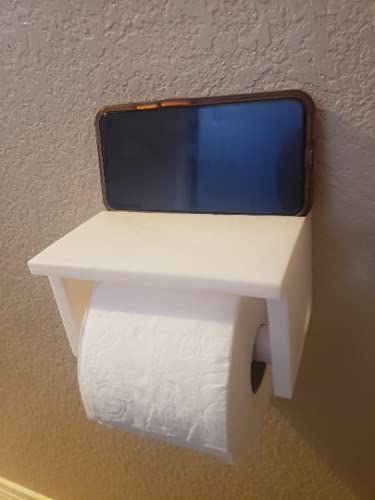 Toilet Paper Phone Holder - Black