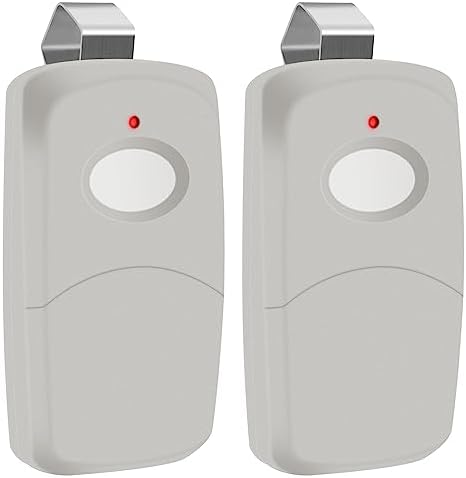 Garage Door Opener Remote Control 2 Pack with 10 Dip Switch