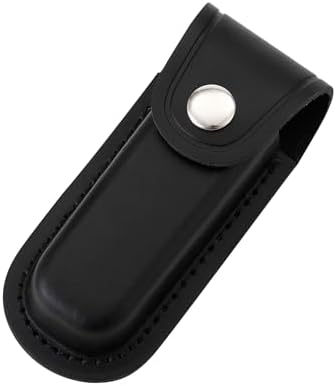 Qtcial Pocket Knife Sheath Black 4 Inch EDC Case
