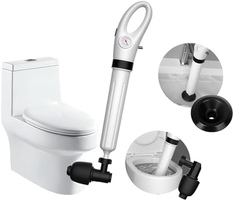 Honrane Ergonomic Toilet Plunger with Balloon Seal
