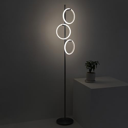 Brightech Saturn LED Tree Floor Lamp - Black