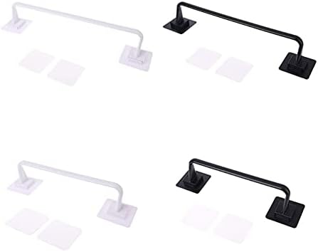 BOCbco Black Self-Adhesive Towel Rail