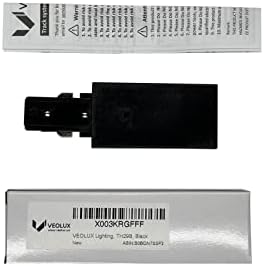 VEOLUX H Track Live End Connector in Black