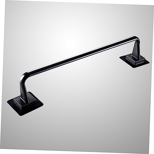 STOBOK Plastic Towel Bar Adhesive Bathroom Holder
