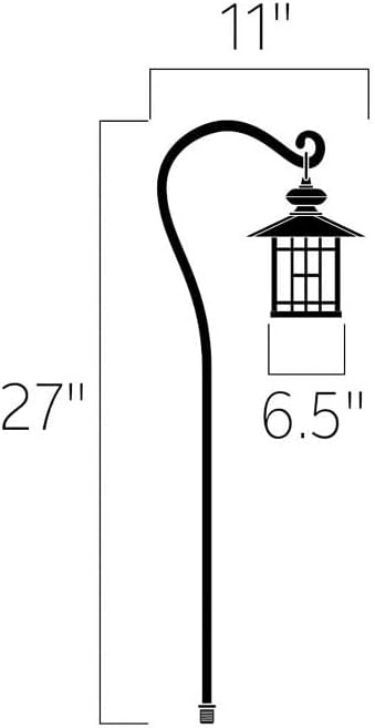 Kichler 15319PZ Mission 1-Light 12V Patina Bronze
