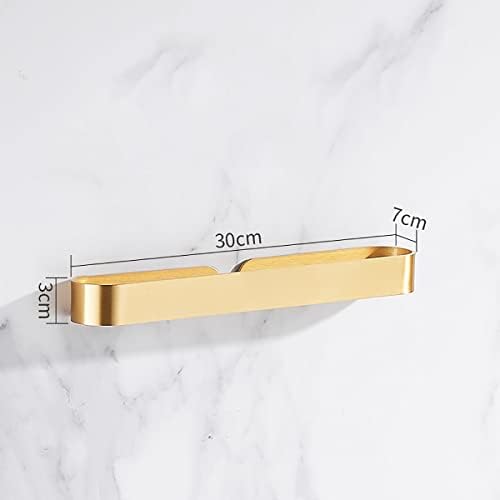 BOCbco Towel Rail 30Cm Brushed Gold Bathroom Wall Mounted
