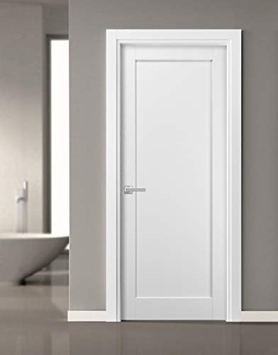 SARTODOORS Solid MDF Pantry Door 42x80 with Hardware