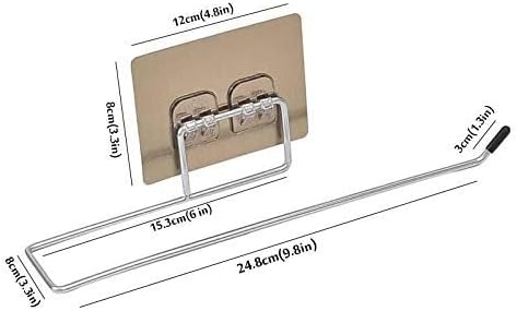 XENOTY Stainless Steel Towel Bar with Magic Adhesive Pad