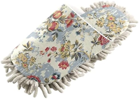 Kigai Microfiber Slippers with Flower Pattern