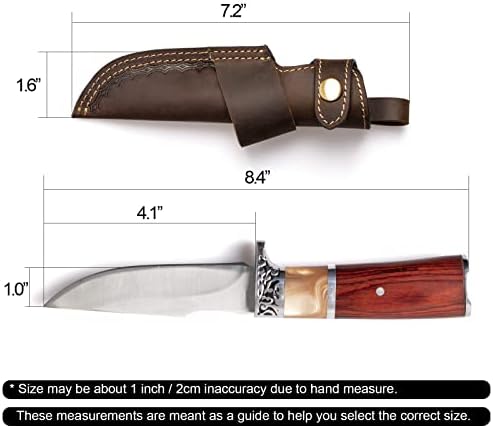 Gentlestache Belt Knife Sheath Dark Brown
