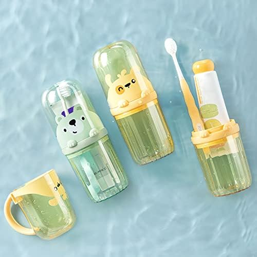 VIVIANYO HD Portable Toothbrush Holder for Kids Green
