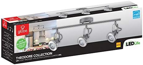 Globe Electric 3-Light Track Lighting with LED Bulbs