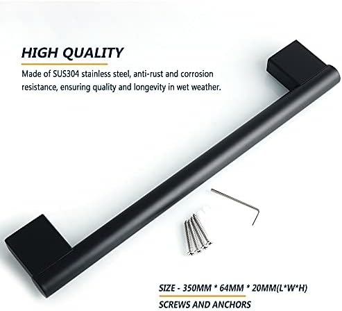BOCbco 35Cm Towel Rail Wall Mounted