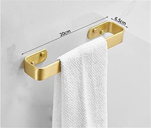 Brushed Gold Wall Mounted Towel Bar