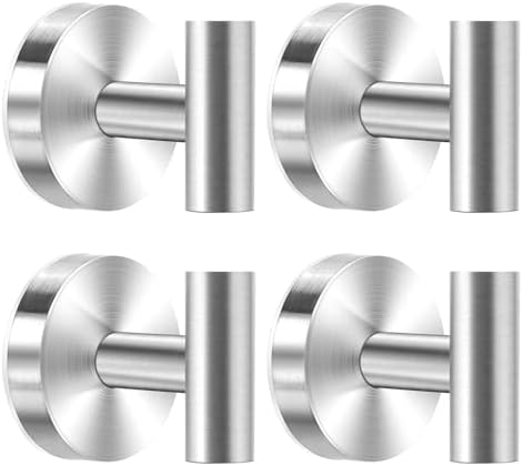 Gohiuo 4-Pack Suction Cup Hooks for Shower and Kitchen