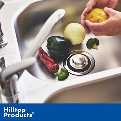 2PCS Hilltop Kitchen Sink Drainer Set - 3-12 Inch Drain Strainer Stopper