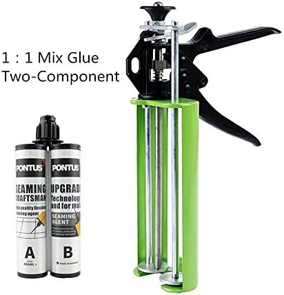 CJGQ Epoxy Gun 400mL 11 Mix Dual Component Adhesive Applicator