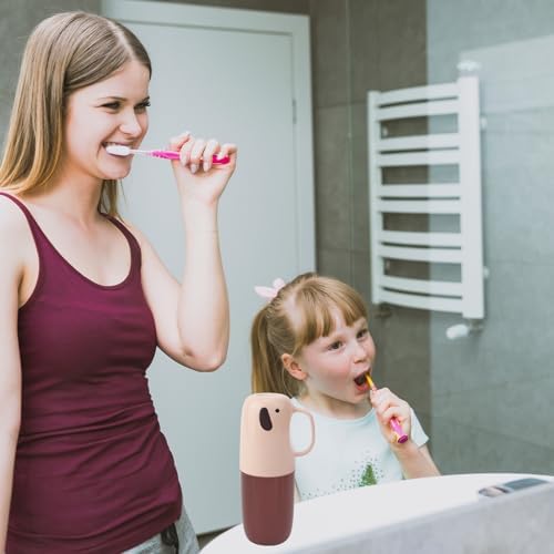 Vspek Travel Toothbrush Case with Elephant Design