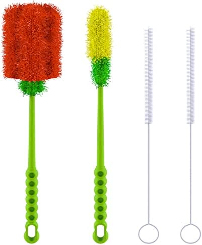 Long Bottle Brush Cleaner Set 3-in-1 and Straw Brushes