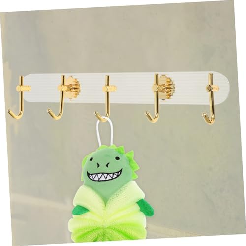 Cabilock Wall Mount Hook for Towels and Mop Broom Storage