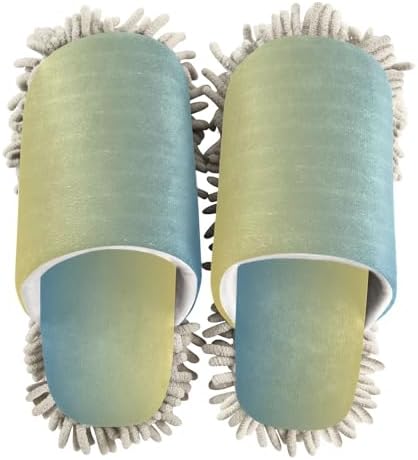 Sinestour Gradient Mop Slippers for Cleaning