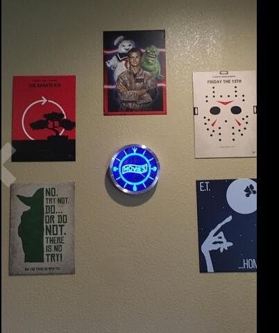 AdvPro Custom Family Bar Grill LED Wall Clock