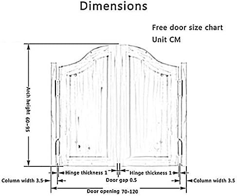 Swinging Doors for Cafe and Outdoor Use