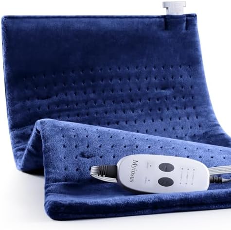 Myiosus Weighted Heating Pad with 3 Heat Settings 6 Massage