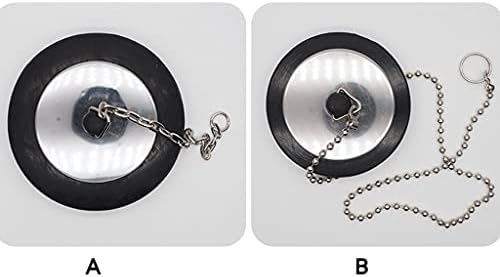 Rubber Choke Drain Stopper with Chain 1PC