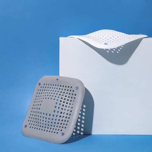 Surakey 2 Pieces Shower Drain Hair Catcher with Suction Cups