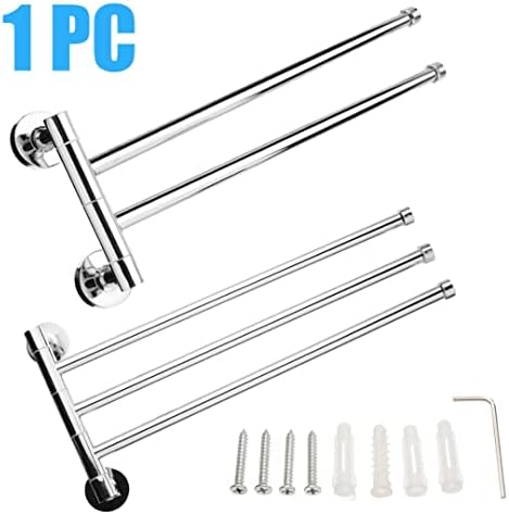 BOCbco 1Pc Stainless Steel Swivel Towel Rail 1
