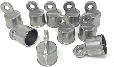 Fencesmart4U Chain Link Fence Rail Ends Aluminum 10 Pc Pack 1-38