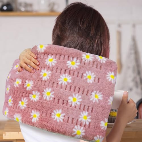 GOQO TOMO Flower Heating Pad - 12 Heat Levels 8 Timers Machine Washable 1