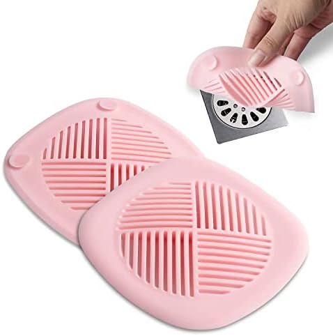 Couidl Hair Catcher Shower Drain Cover 55 Inch 2 Pack