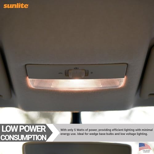 Sunlite Xelogen Wedge Base T325 LED Bulb 5W 24V 10 Pack