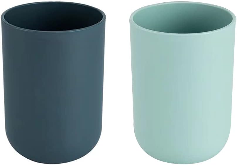RabyLeo 2-Piece Toothbrush Cup Set for Students