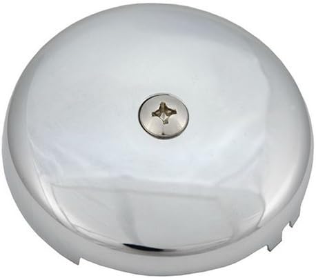 Plumb USA One-Hole Drain Overflow Plate Chrome Finish