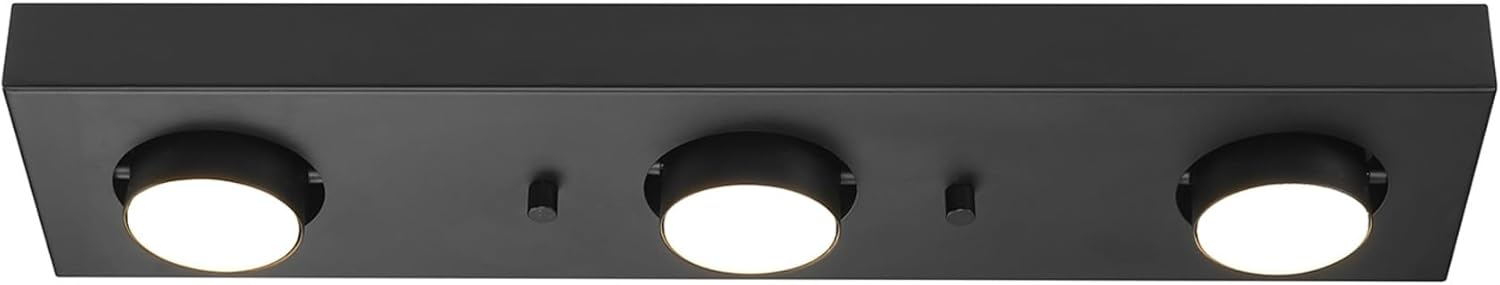 Globe Electric 3-Light LED Track Light in Matte Black