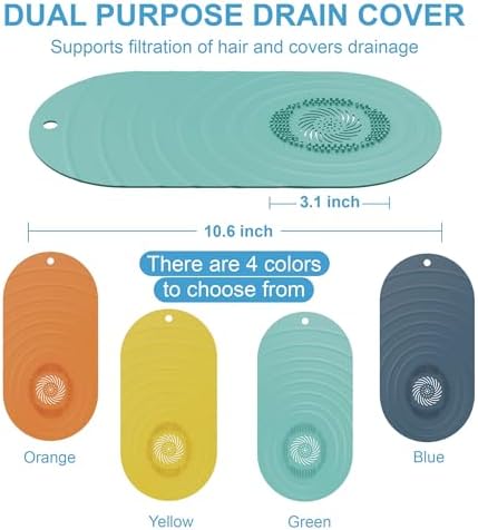 TAPPOP Hair Catcher 2 Pack for Shower Drain