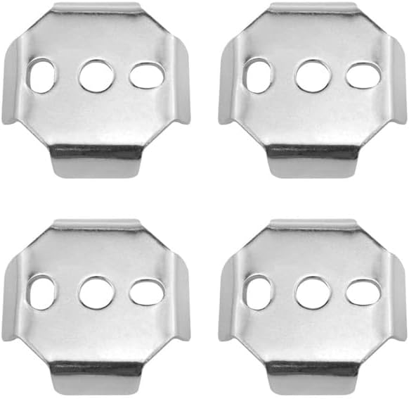 4Pcs Stainless Steel Towel Bar Mounting Hardware for Bathroom